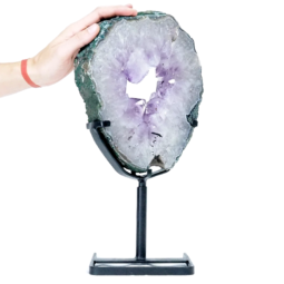 Natural-Amethyst-Ring-Slice-on-Stand-DS2549 | Himalayan Salt Factory