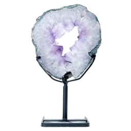Natural-Amethyst-Ring-Slice-on-Stand-DS2549 | Himalayan Salt Factory