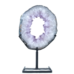 Natural-Amethyst-Ring-Slice-on-Stand-DS2555 | Himalayan Salt Factory