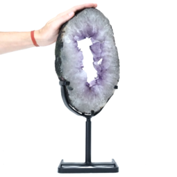 Natural-Amethyst-Ring-Slice-on-Stand-DS2557 | Himalayan Salt Factory