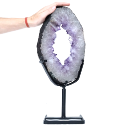 Natural-Amethyst-Ring-Slice-on-Stand-DS2559 | Himalayan Salt Factory