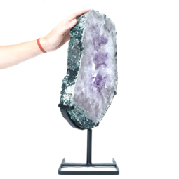 Natural-Amethyst-Ring-Slice-on-Stand-DS2562 | Himalayan Salt Factory