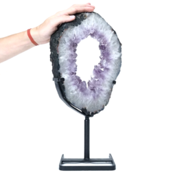 Natural-Amethyst-Ring-Slice-on-Stand-DS2565 | Himalayan Salt Factory