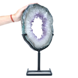Natural-Amethyst-Ring-Slice-on-Stand-DS2566 | Himalayan Salt Factory