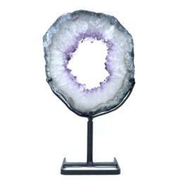 Natural-Amethyst-Ring-Slice-on-Stand-DS2566 | Himalayan Salt Factory