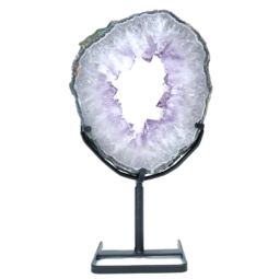 Natural-Amethyst-Ring-Slice-on-Stand-DS2568 | Himalayan Salt Factory