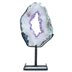 Natural-Amethyst-Ring-Slice-on-Stand-DS2569 | Himalayan Salt Factory
