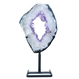 Natural-Amethyst-Ring-Slice-on-Stand-DS2571 | Himalayan Salt Factory