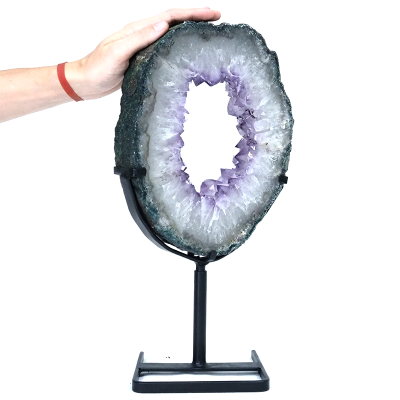 5.46kg Natural Amethyst Ring Slice on Stand DS2573 4 Natural-Amethyst-Ring-Slice-on-Stand-DS2573 | Himalayan Salt Factory
