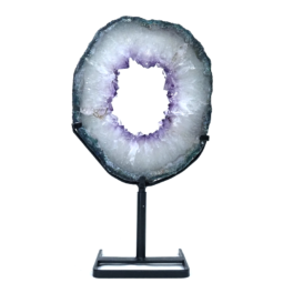 Natural-Amethyst-Ring-Slice-on-Stand-DS2572 | Himalayan Salt Factory