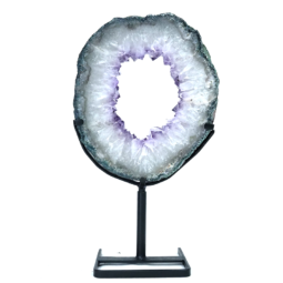 Natural-Amethyst-Ring-Slice-on-Stand-DS2573 | Himalayan Salt Factory