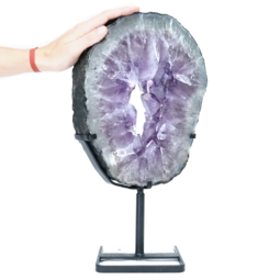 8.55kg Natural Amethyst Ring Slice on Stand DS2575 5 Natural-Amethyst-Ring-Slice-on-Stand-DS2575 | Himalayan Salt Factory