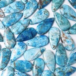Natural Blue Apatite Crystal Pendant Stone 7 Natural Blue Apatite Crystal Stone Pendant | Himalayan Salt Factory