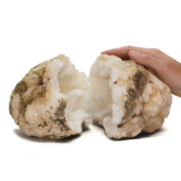Natural-Calcite-Geode-Pair-N2030 | Himalayan Salt Factory
