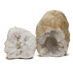 Natural-Calcite-Geode-Pair-N2031 | Himalayan Salt Factory