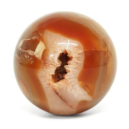 Natural Carnelian Sphere DK989 | Himalayan Salt Factory
