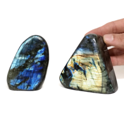 Natural-Labradorite-Polished-Self-Stand-DS2585 | Himalayan Salt Factory