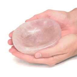 0.77kg Rose Quartz Bowl DS2578 5 Rose-Quartz-Bow-DS2578 | Himalayan Salt Factory