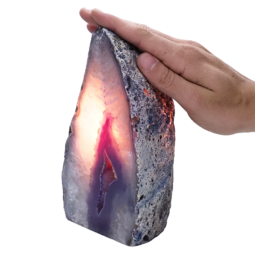 Blue-Agate-Crystal-Lamp-N2088 | Himalayan Salt Factory