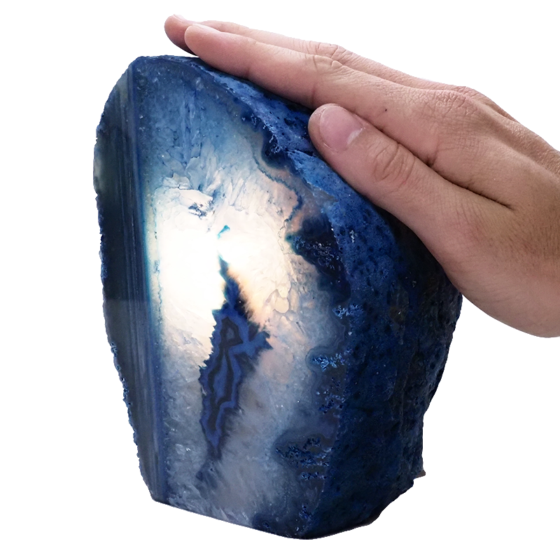 2.6kg Blue Agate Crystal Lamp N2099 6 Blue-Agate-Crystal-Lamp-N2099 | Himalayan Salt Factory