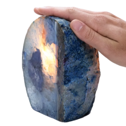 2.6kg Blue Agate Crystal Lamp N2104 7 Blue-Agate-Crystal-Lamp-N2104 | Himalayan Salt Factory