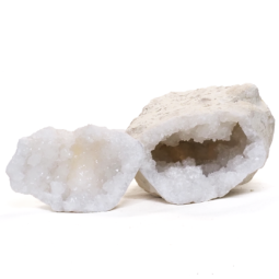 Natural-Calcite-Geode-Pair-J2063 | Himalayan Salt Factory