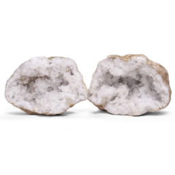Natural-Calcite-Geode-Pair-S1248 | Himalayan Salt Factory