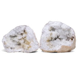 Natural-Calcite-Geode-Pair-S1254 | Himalayan Salt Factory
