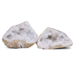 Natural-Calcite-Geode-Pair-S1256 | Himalayan Salt Factory
