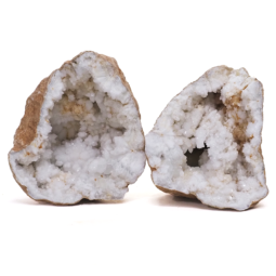 Natural-Calcite-Geode-Pair-S1259 | Himalayan Salt Factory