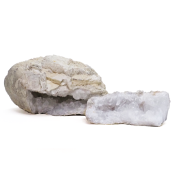 Natural-Calcite-Geode-Pair-S1260 | Himalayan Salt Factory