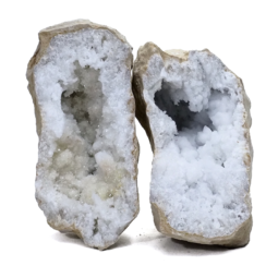 Natural-Calcite-Geode-Pair-S1263 | Himalayan Salt Factory