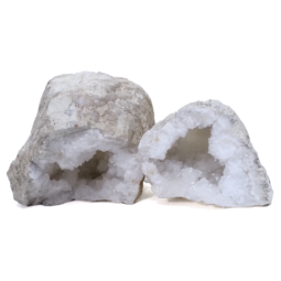Natural-Calcite-Geode-Pair-S1265 | Himalayan Salt Factory