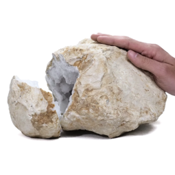 Natural-Calcite-Geode-Pair-S1270 | Himalayan Salt Factory