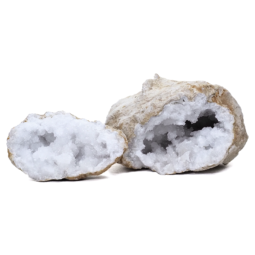 Natural-Calcite-Geode-Pair-S1270 | Himalayan Salt Factory