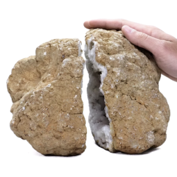 Natural-Calcite-Geode-Pair-S1275 | Himalayan Salt Factory