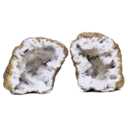 Natural-Calcite-Geode-Pair-S1275 | Himalayan Salt Factory