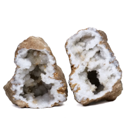 Natural-Calcite-Geode-Pair-S1277 | Himalayan Salt Factory