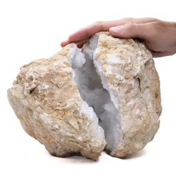 Natural-Calcite-Geode-Pair-S1279 | Himalayan Salt Factory