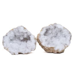 Natural-Calcite-Geode-Pair-S1279 | Himalayan Salt Factory