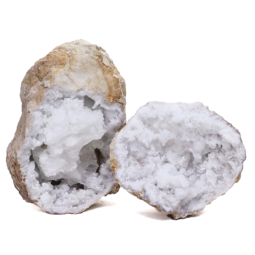 Natural-Calcite-Geode-Pair-S1284 | Himalayan Salt Factory