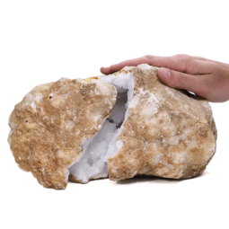 Natural-Calcite-Geode-Pair-S1288 | Himalayan Salt Factory