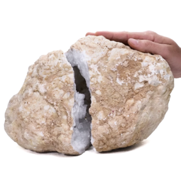 Natural-Calcite-Geode-Pair-S1289 | Himalayan Salt Factory