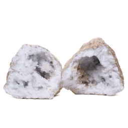 Natural-Calcite-Geode-Pair-S1289 | Himalayan Salt Factory