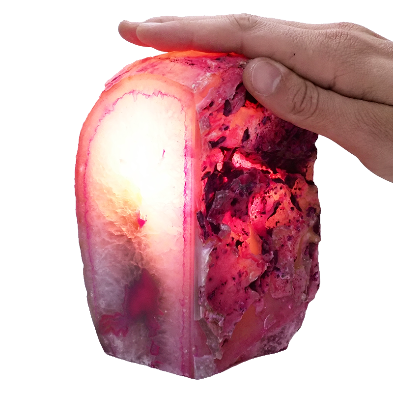 2.1kg Pink Agate Crystal Lamp N2093 5 Pink-Agate-Crystal-Lamp-N2092 |Pink-Agate-Crystal-Lamp-N2093 | Himalayan Salt Factory Himalayan Salt Factory