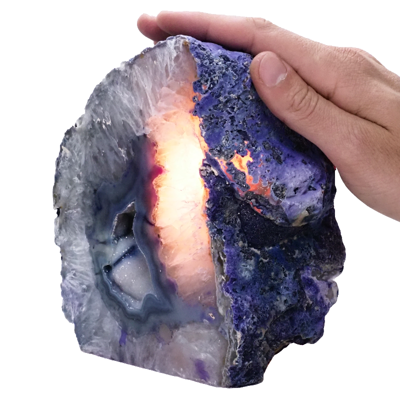 2.5kg Blue Agate Crystal Lamp N2129 5 Blue-Agate-Crystal-Lamp-N2129 | Himalayan Salt Factory