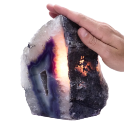 2.5kg Blue Agate Crystal Lamp N2130 7 Blue-Agate-Crystal-Lamp-N2130 | Himalayan Salt Factory