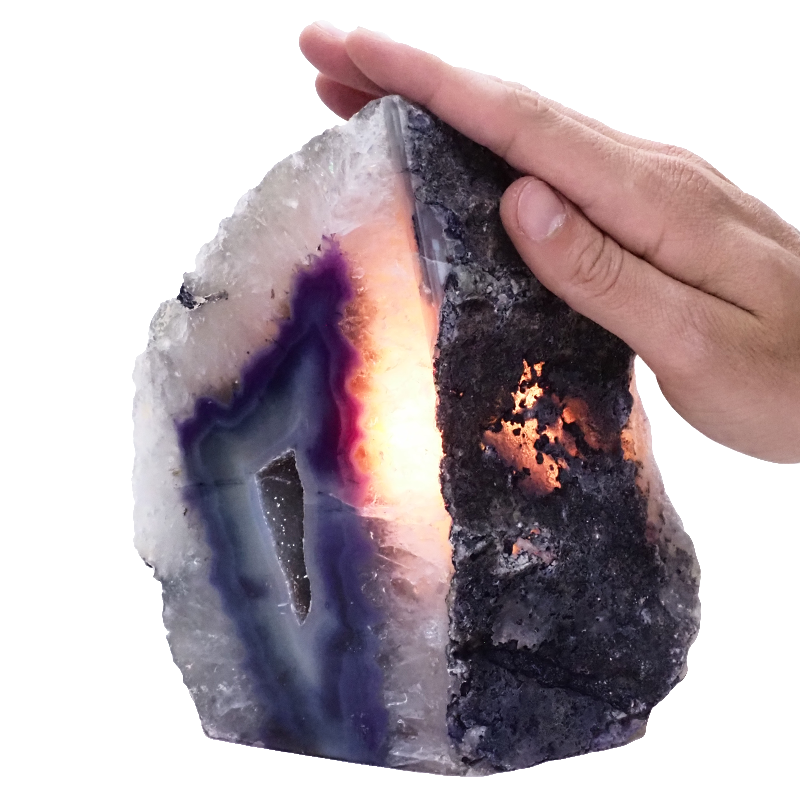2.5kg Blue Agate Crystal Lamp N2130 5 Blue-Agate-Crystal-Lamp-N2130 | Himalayan Salt Factory