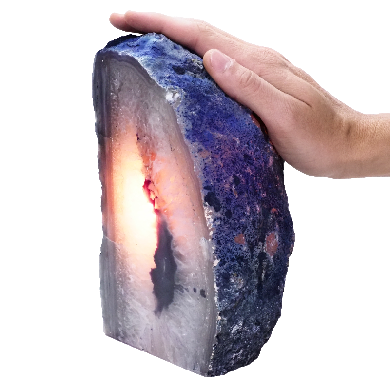 4.1kg Blue Agate Crystal Lamp S1296 5 Blue-Agate-Crystal-Lamp-S1296 | Himalayan Salt Factory