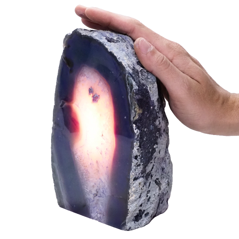 3.4kg Blue Agate Crystal Lamp S1299 5 Blue-Agate-Crystal-Lamp-S1299 | Himalayan Salt Factory